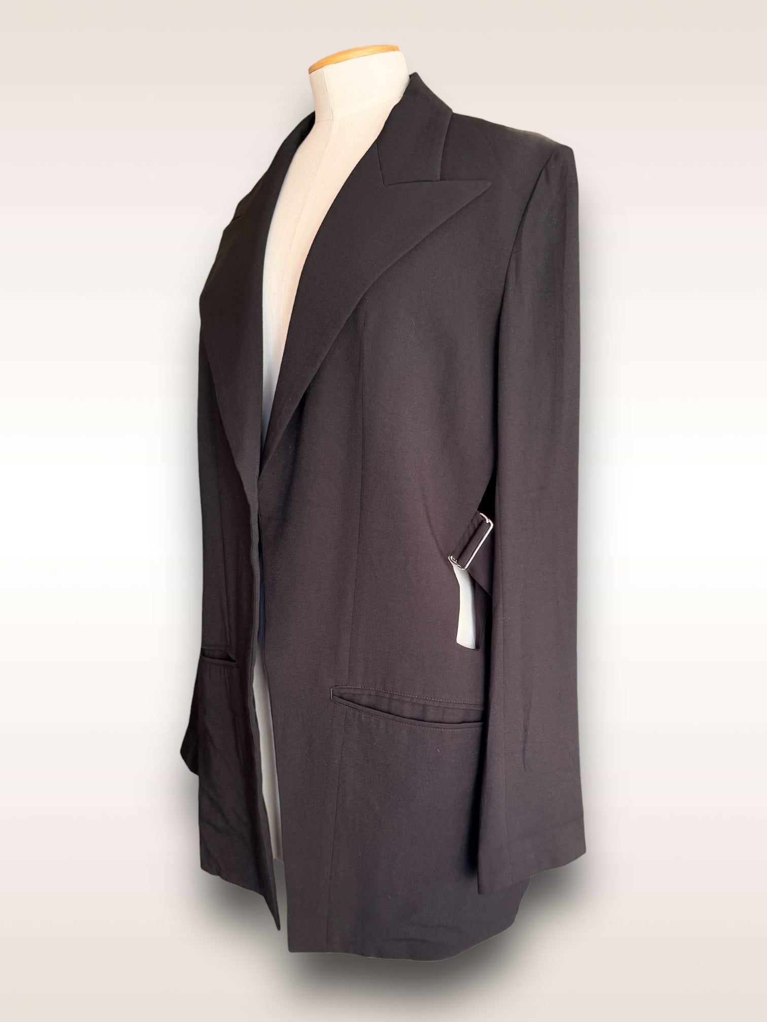 Yohji Yamamoto SS2004 Cutout jacket loop