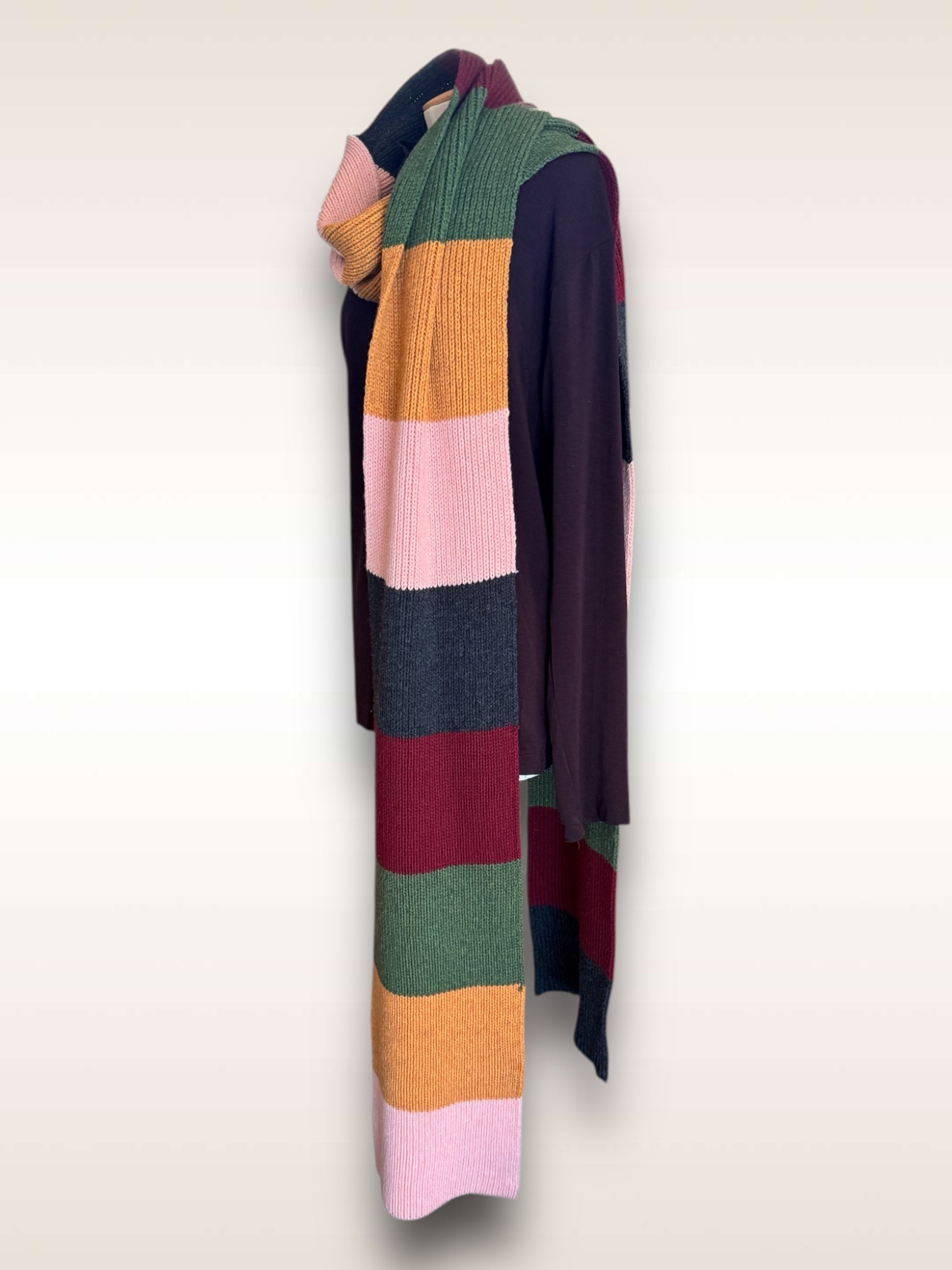 Yohji Yamamoto Scarf 3.4M Multi Color Muffler