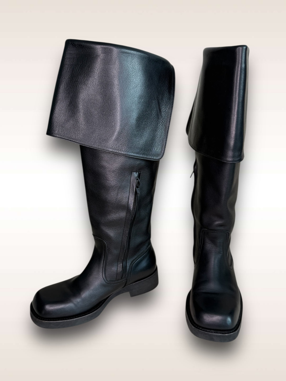 Yohji Yamamoto Shoes Leather Pirate Boots AW 1999