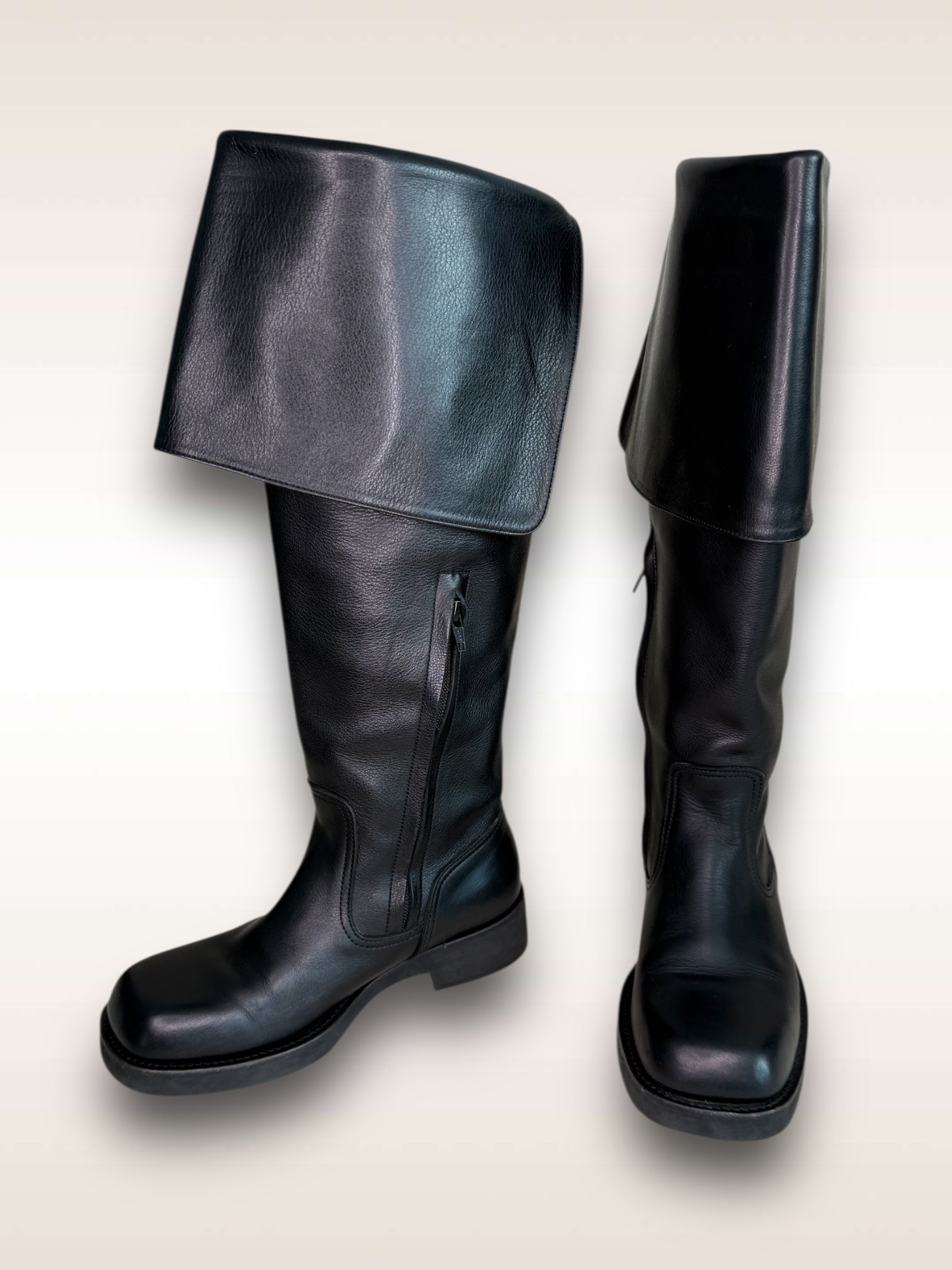 Yohji Yamamoto Shoes Leather Pirate Boots AW 1999
