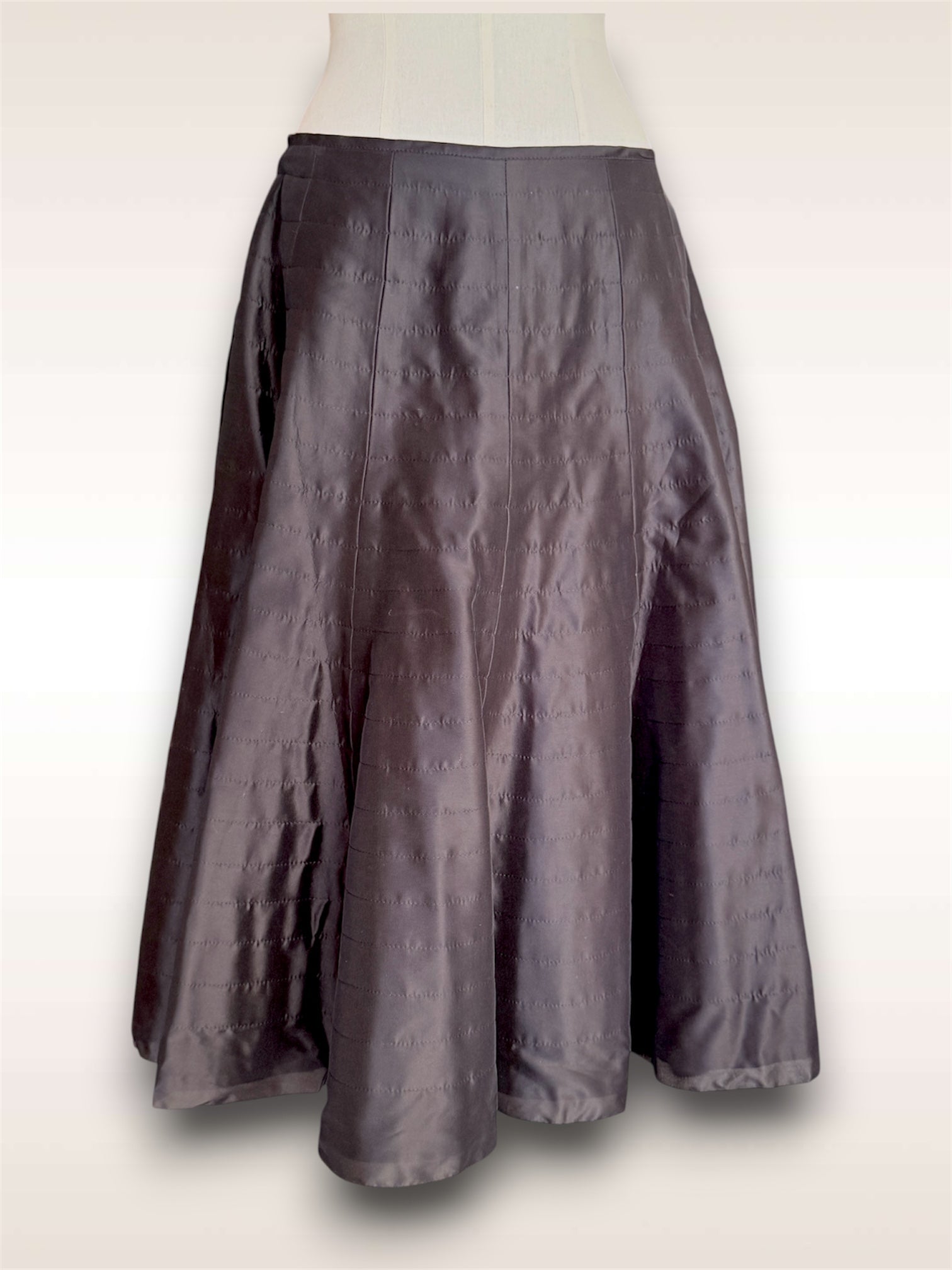 Yohji Yamamoto quilted silk skirt SS1999