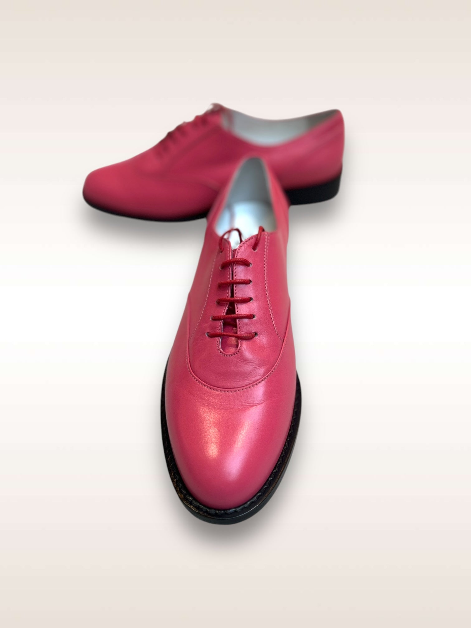 Yohji Yamamoto Shoes x Ferragamo Lace up shoes in pink leather