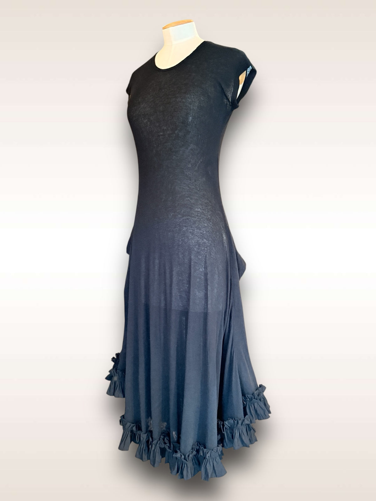 Yohji Yamamoto ss1999 ruffle dress