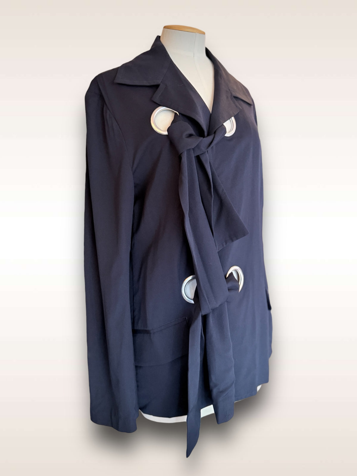 Yohji Yamamoto tie front jacket Spring 2004