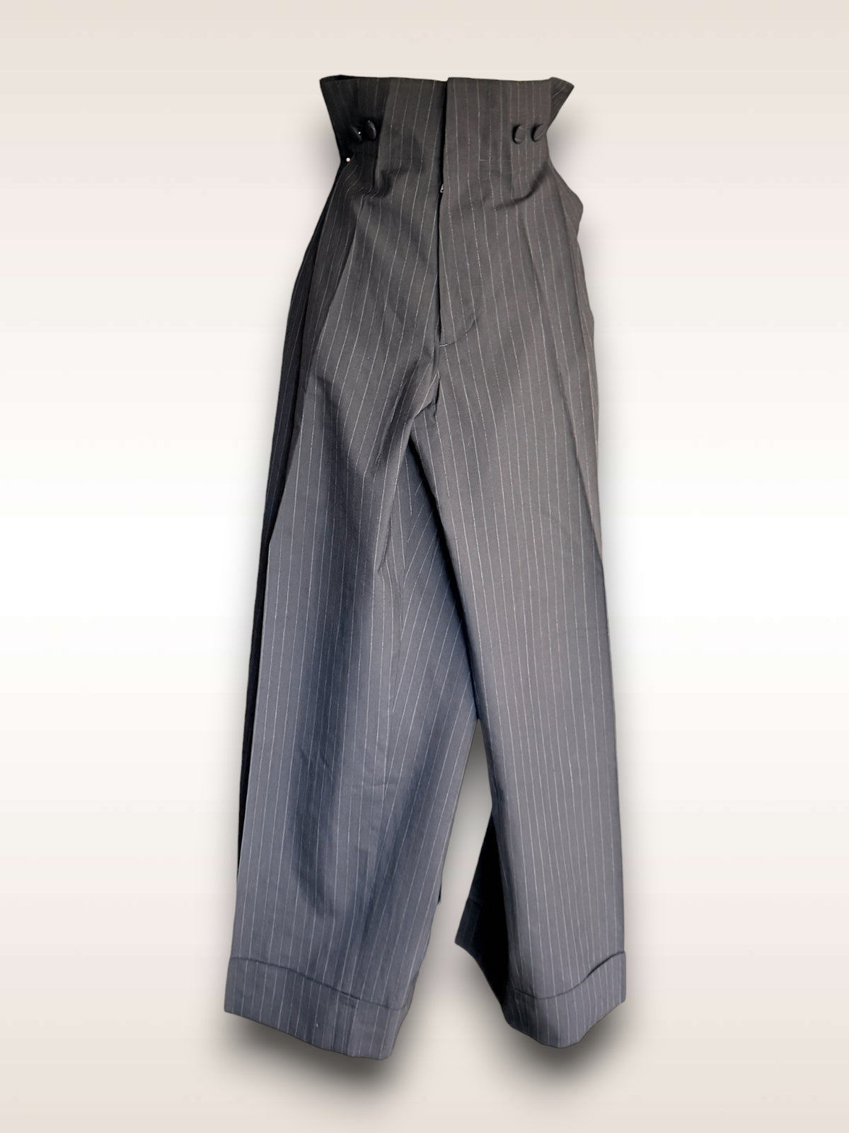Yohji Yamamoto wide leg suspender pants SS 1999