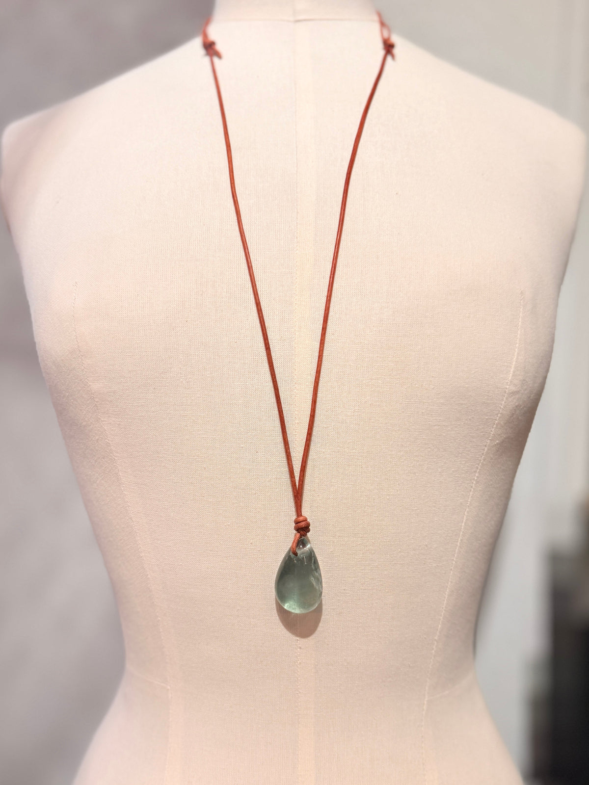 green fluorite necklace