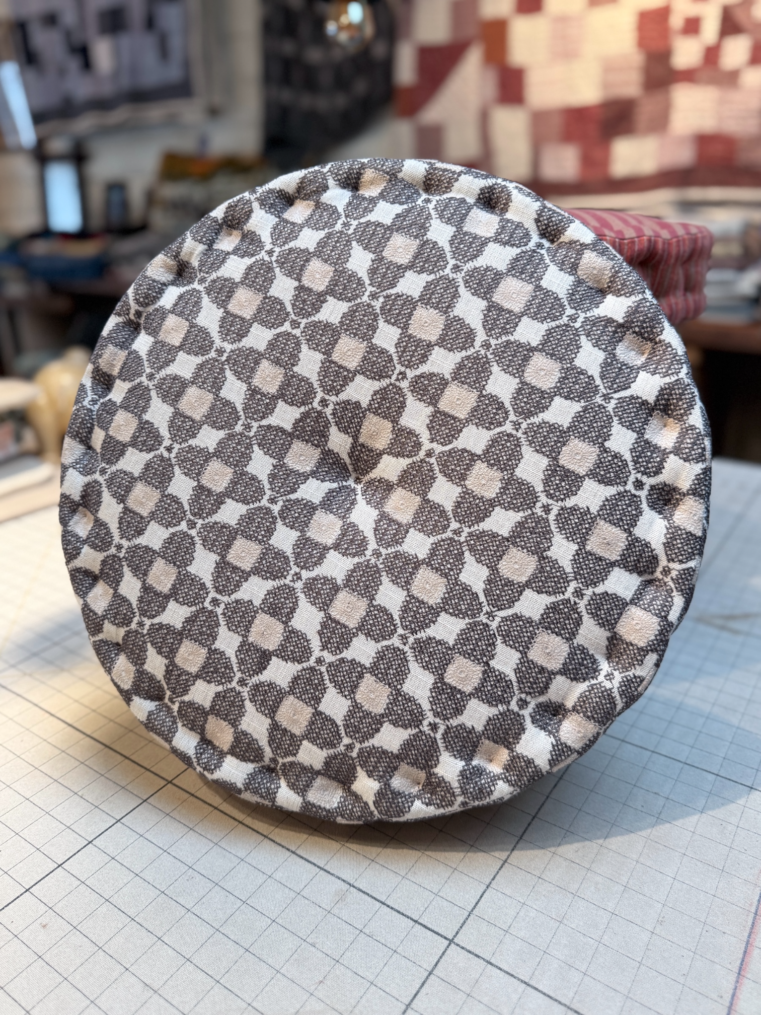 meditation cushion graphic